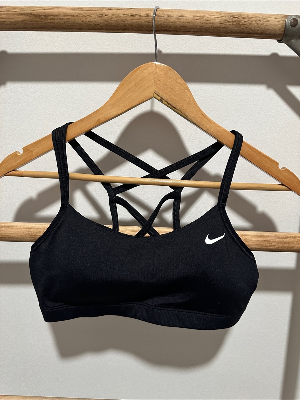 Nike Black Strappy Sports Bra
